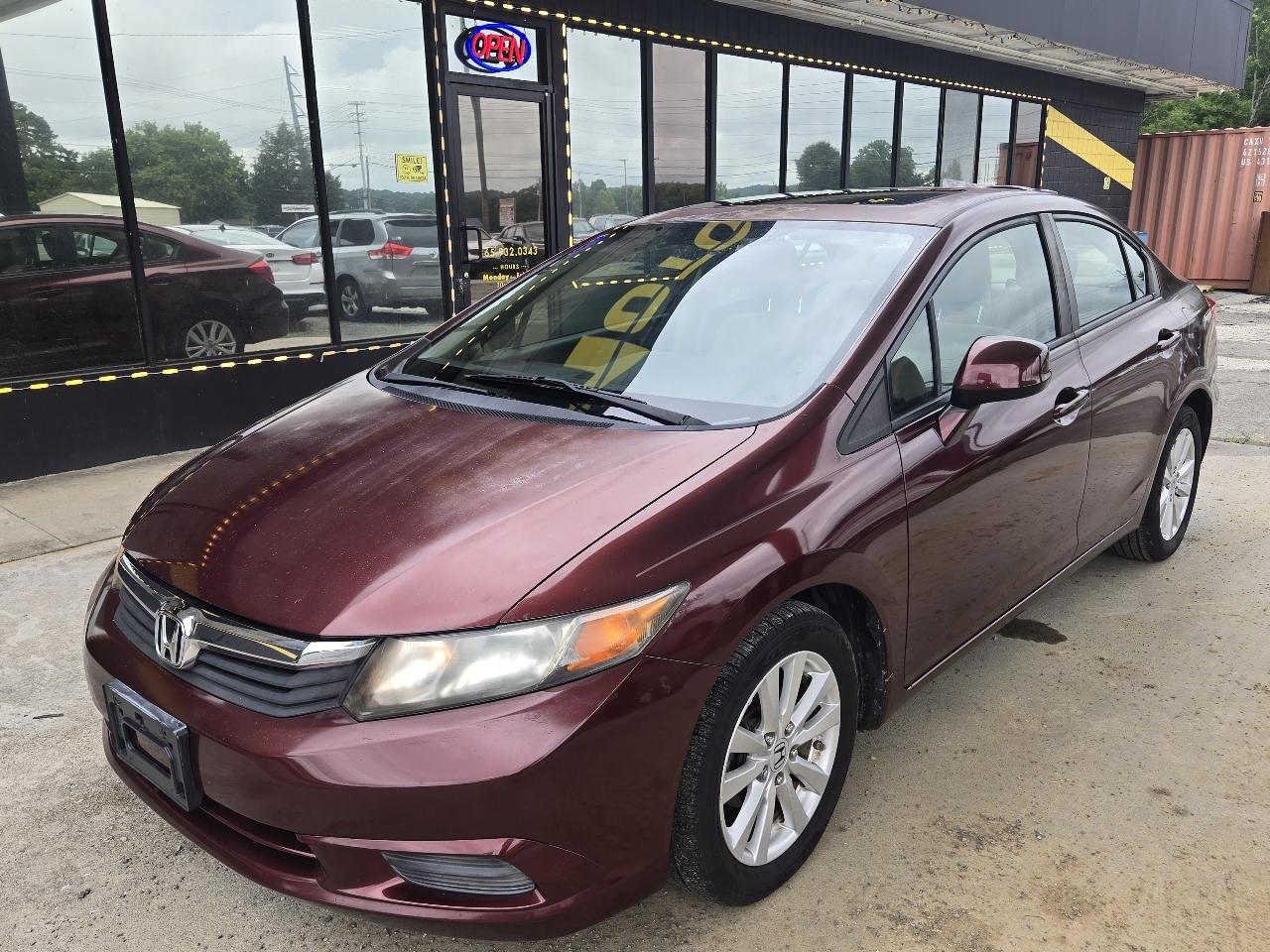 Honda Civic EX Sedan 5-Speed AT 2012