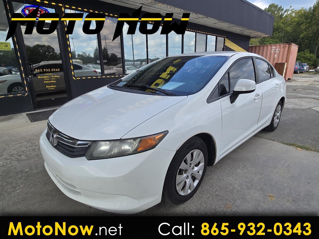 2012 Honda Civic LX Sedan 5-Speed AT