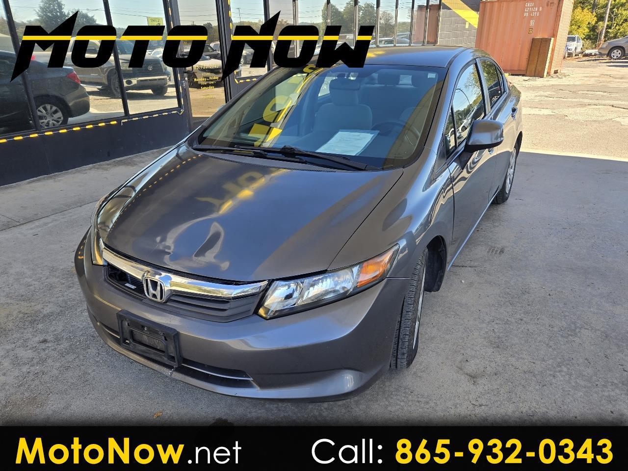 2012 Honda Civic LX Sedan 5-Speed AT