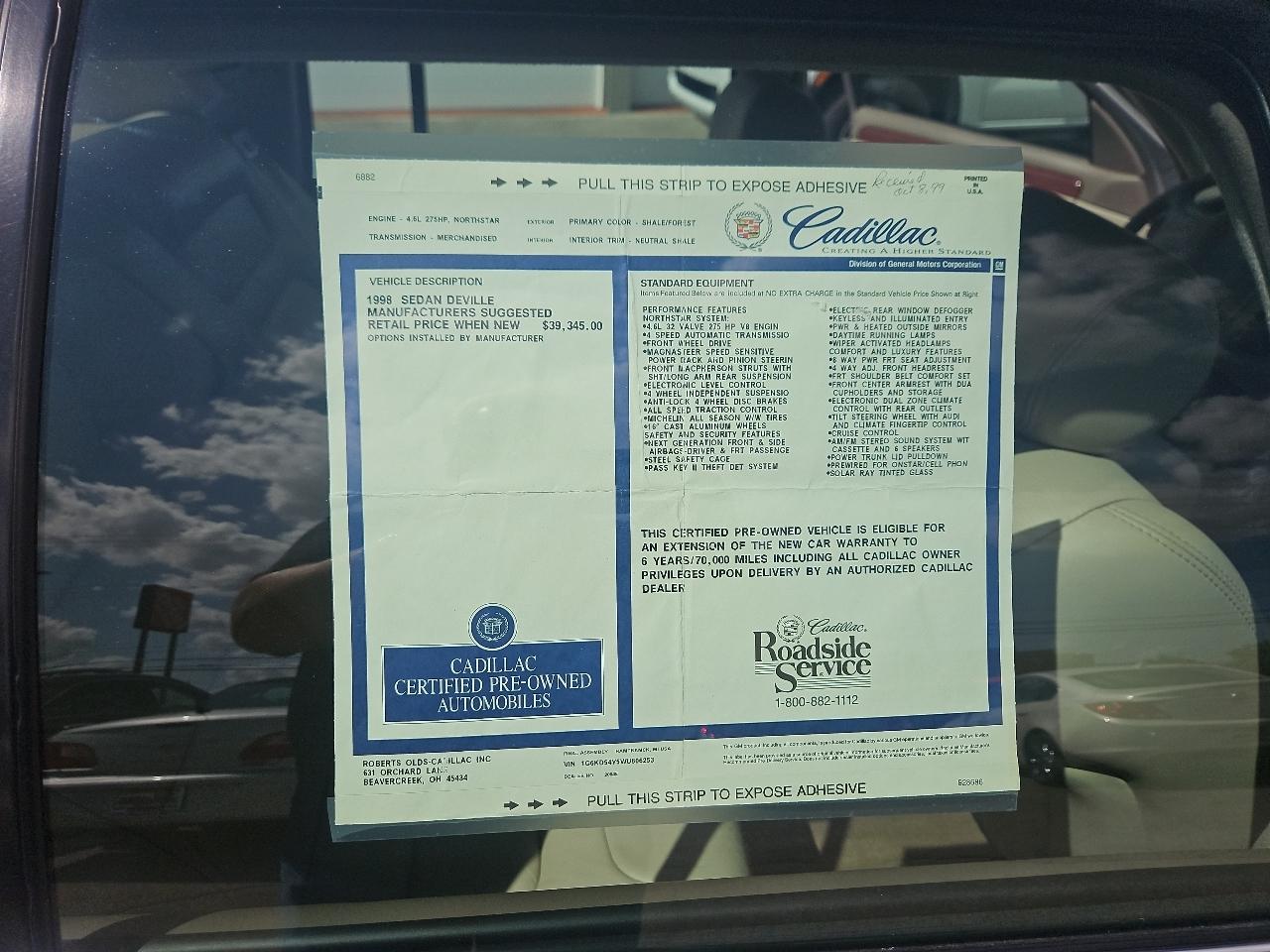 Cadillac DeVille Base 1998