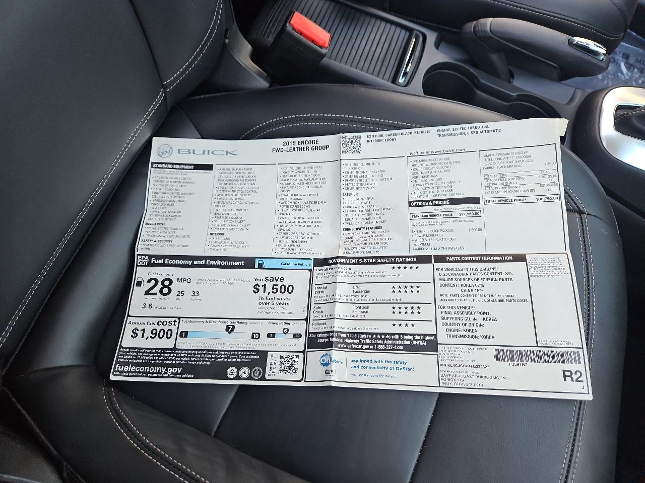 Buick Encore Leather FWD 2015