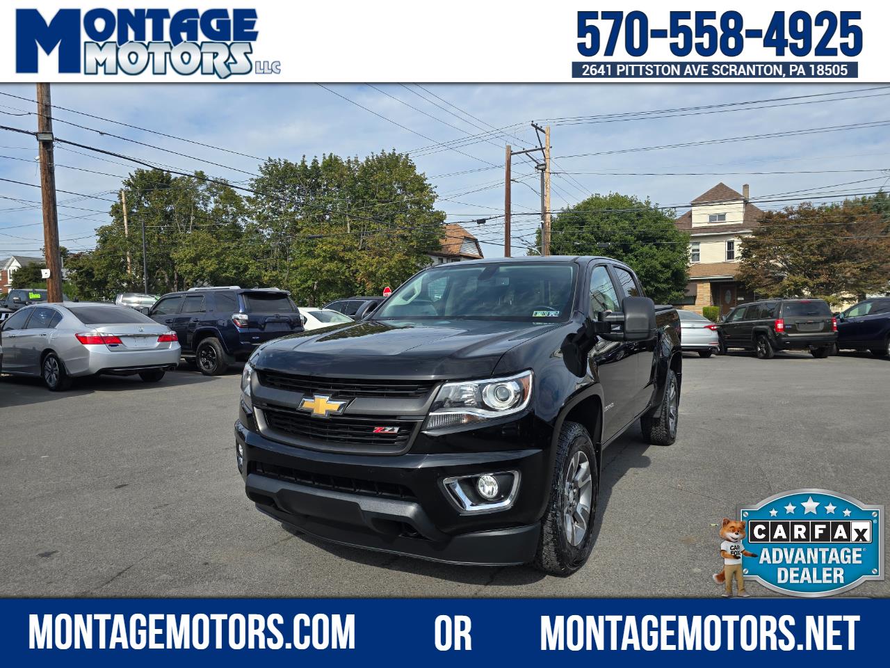 2016 Chevrolet Colorado Z71 Crew Cab 4WD