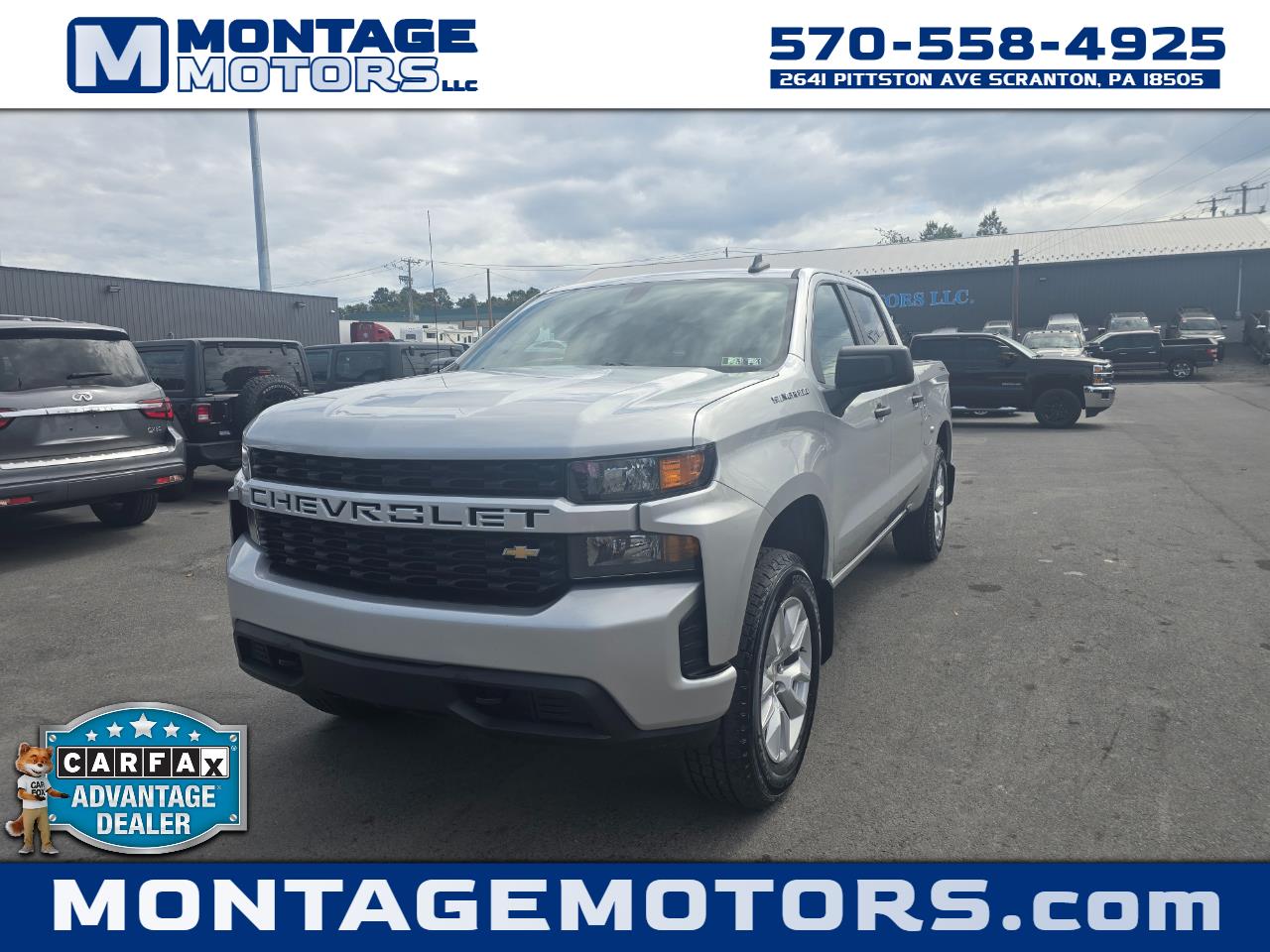 2022 Chevrolet Silverado 1500 Limited Custom Crew Cab 4WD