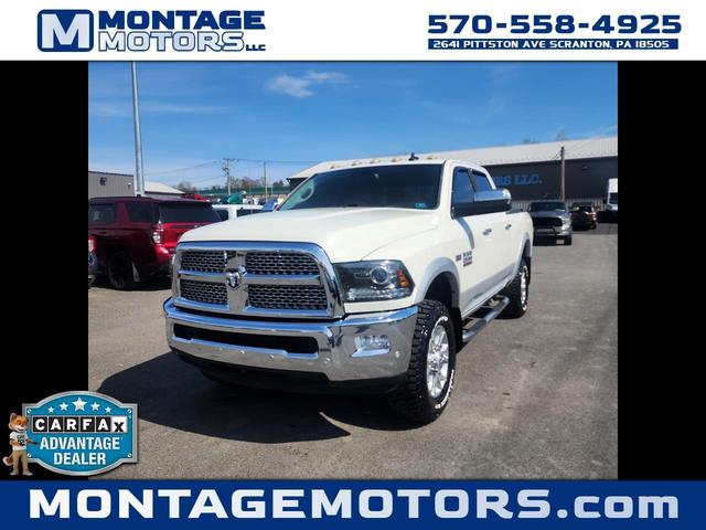 White 2016 RAM 2500 Laramie Crew Cab 4WD Pickup Truck Four-Wheel Drive Automatic