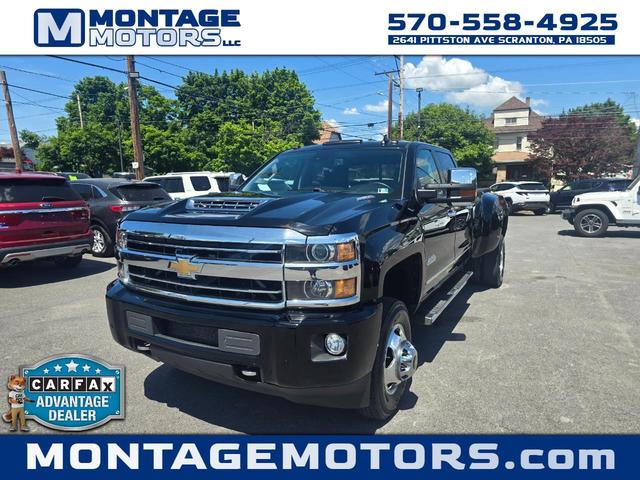 Black 2019 Chevrolet Silverado 3500HD High Country Crew Cab 4WD Pickup Truck Four-Wheel Drive Automatic