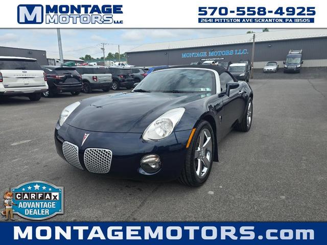 Blue 2006 Pontiac Solstice Roadster Convertible Rear-Wheel Drive 5-Speed Manual