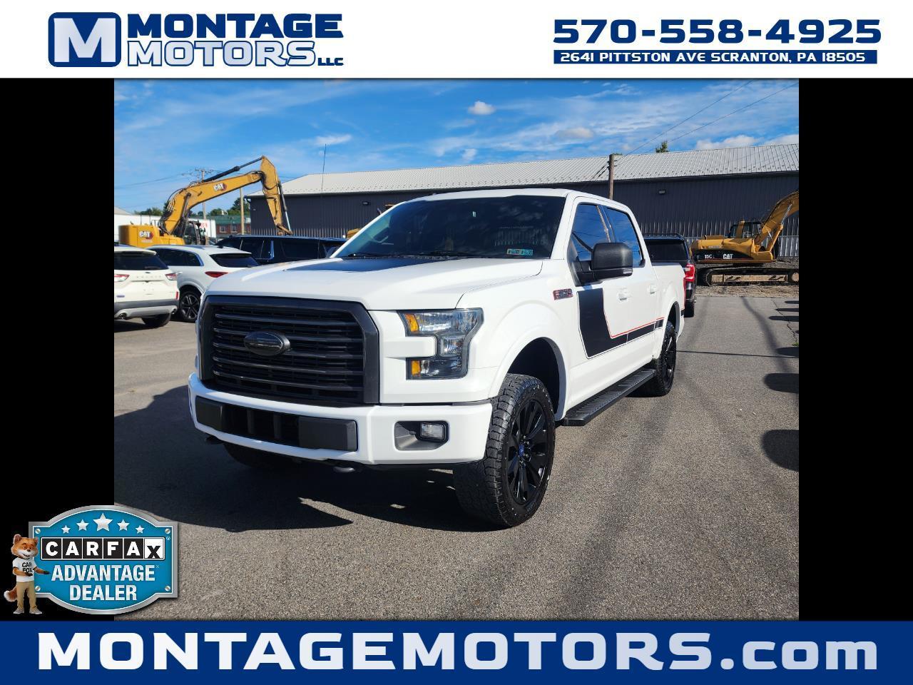 2016 Ford F-150 4WD SuperCrew 145" Lariat
