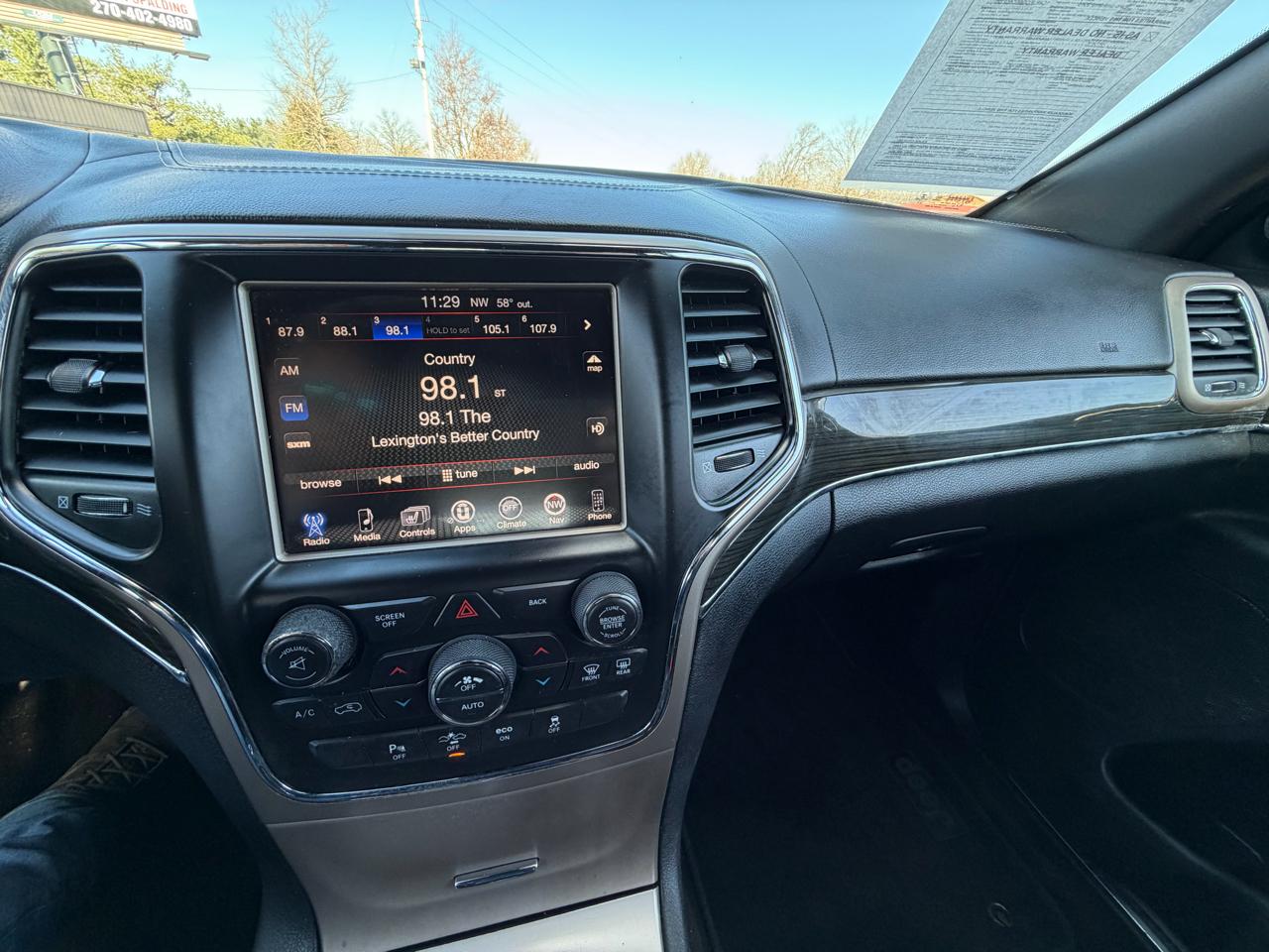 Jeep Grand Cherokee Overland 4WD 2015