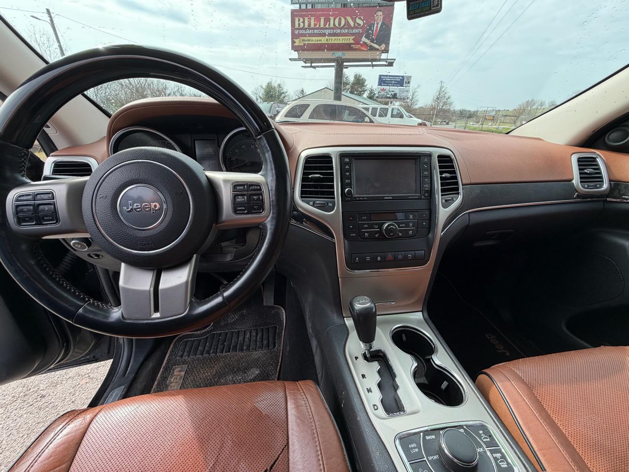 Jeep Grand Cherokee 4WD 4dr Overland Summit 2012