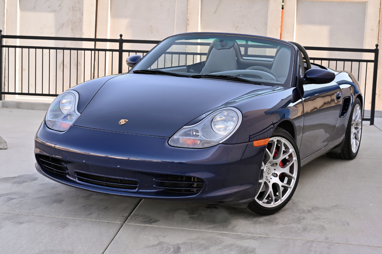 Lapis Blue Metallic 2003 Porsche Boxster S Convertible Rear-Wheel Drive Manual
