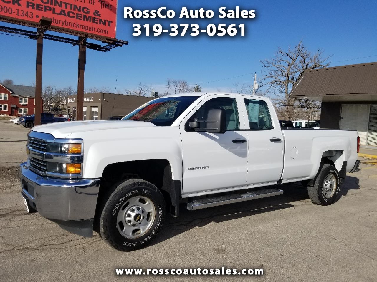 Used 2016 Chevrolet Silverado 2500HD Work Truck Double Cab 2WD for Sale
