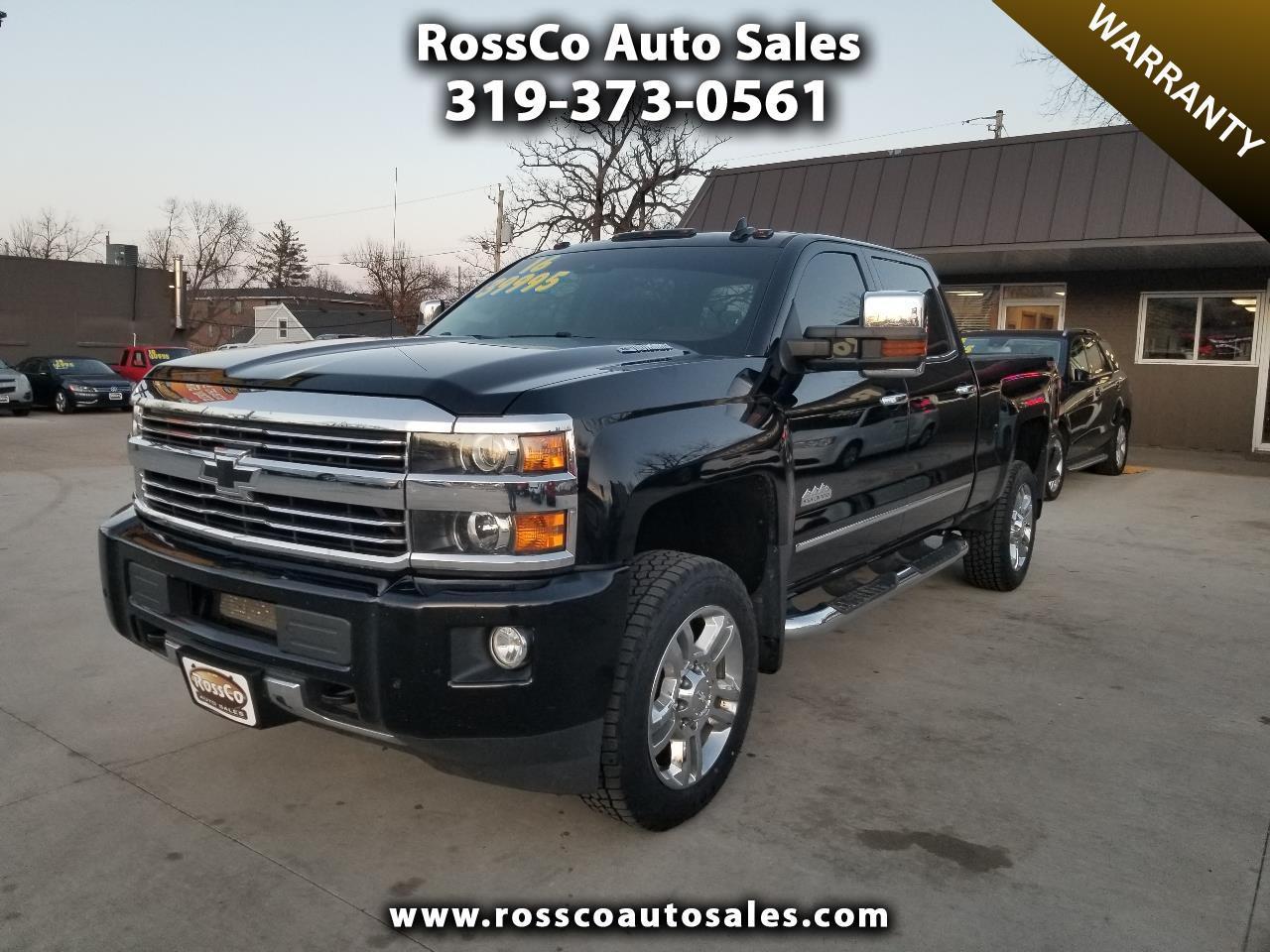 2016 Chevrolet Silverado 2500HD 4WD Crew Cab 153.7" High Country
