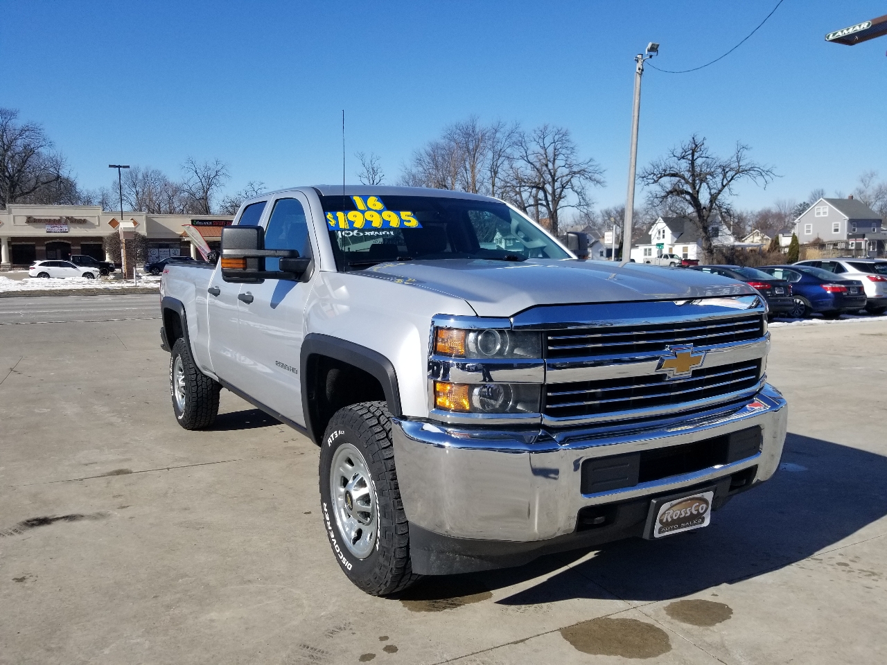 Chevrolet Silverado 2500HD 4WD Ext Cab 144.2" Work Truck 2016
