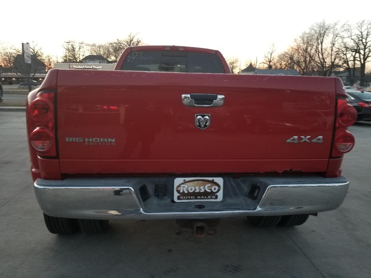 Dodge Ram 3500 4WD Quad Cab 160.5" DRW SLT 2007