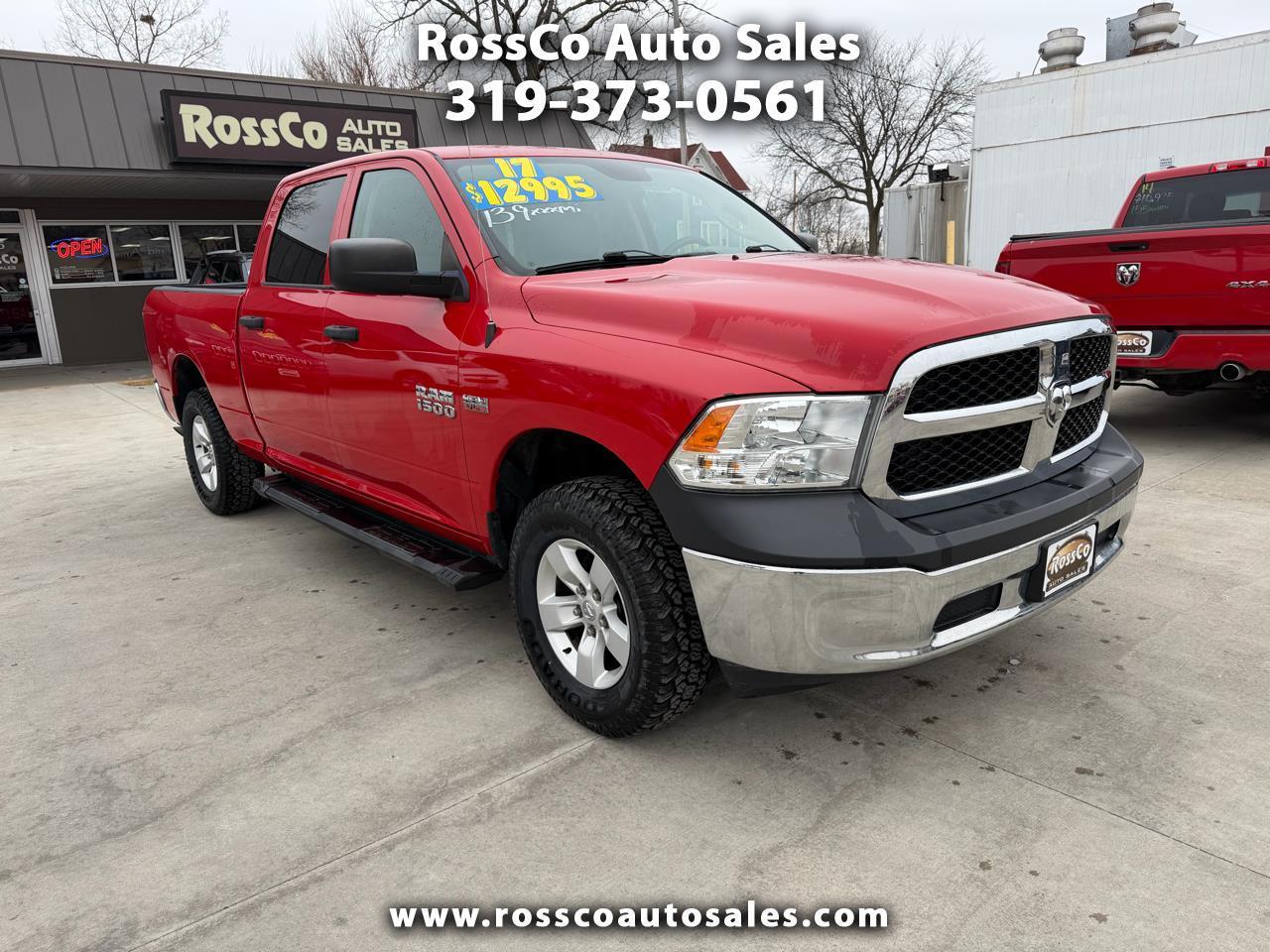 RAM 1500 Tradesman 4x4 Crew Cab 6'4" Box 2017