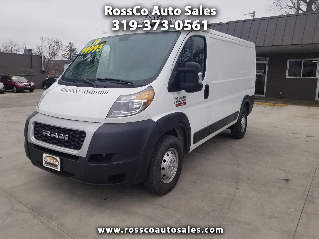 RAM ProMaster Cargo Van 1500 Low Roof 136" WB 2019