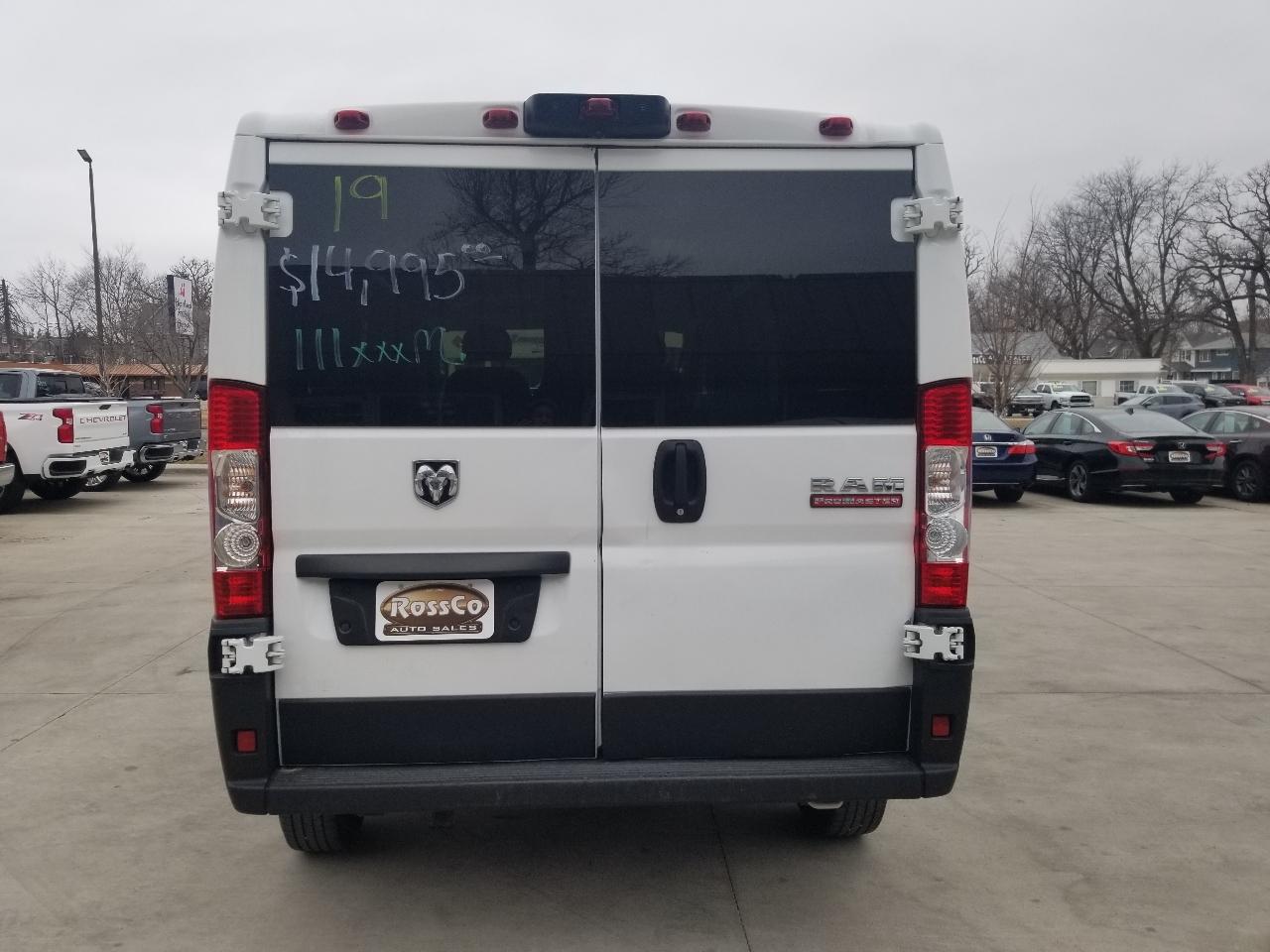 RAM ProMaster Cargo Van 1500 Low Roof 136" WB 2019