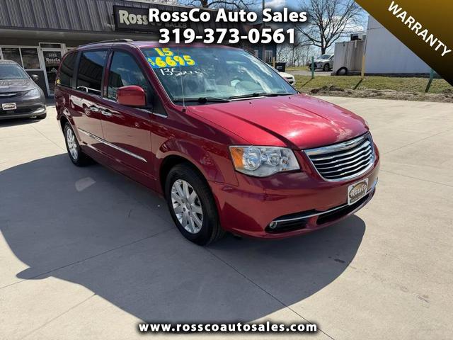 Red 2015 Chrysler Town & Country Touring FWD Minivan Front-Wheel Drive Automatic