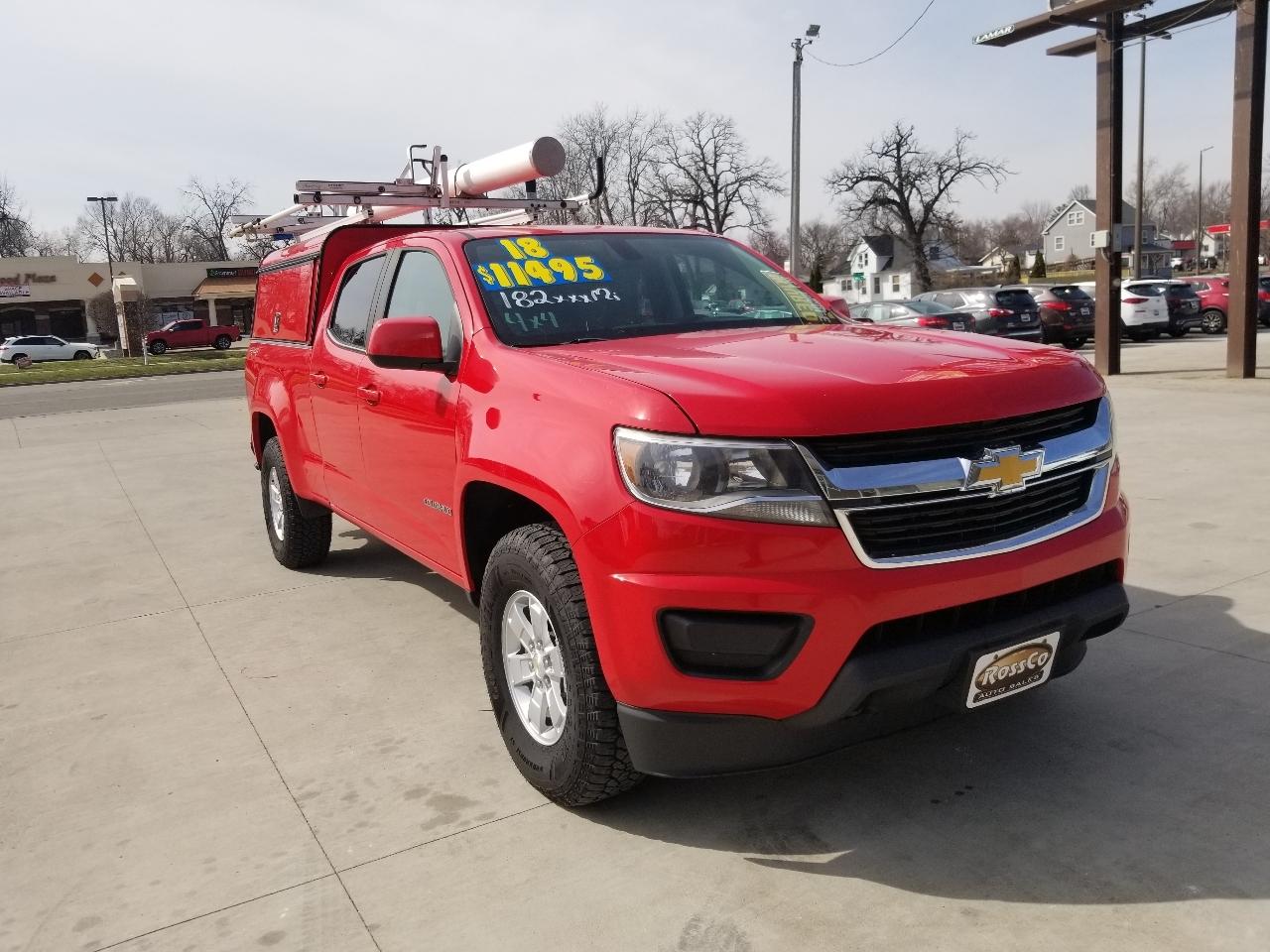 Chevrolet Colorado 4WD Crew Cab 140.5" Work Truck 2018