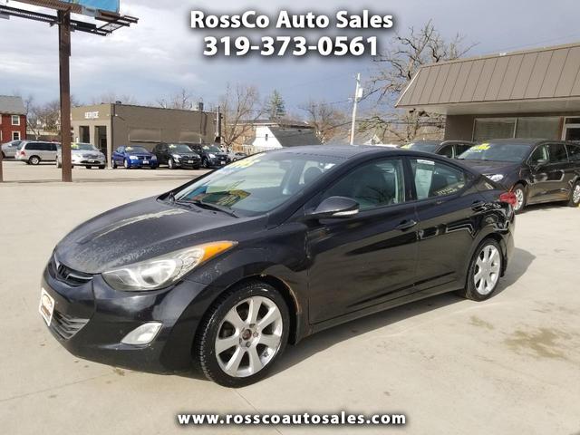 Black 2013 Hyundai Elantra Limited FWD Sedan Front-Wheel Drive Automatic