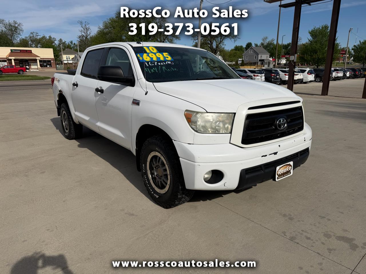 2010 Toyota Tundra 4WD Truck CrewMax 5.7L FFV V8 6-Spd AT (Natl)