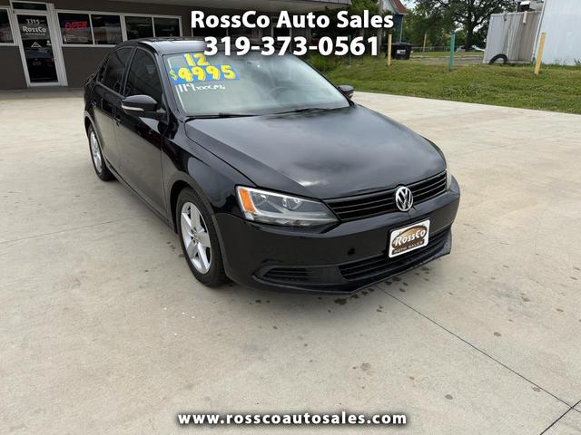 Black 2012 Volkswagen Jetta Sedan Front-Wheel Drive Automatic