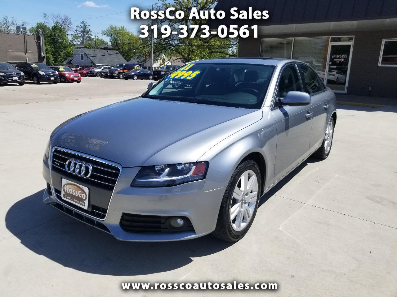 2011 Audi A4 4dr Sdn Auto quattro 2.0T Premium