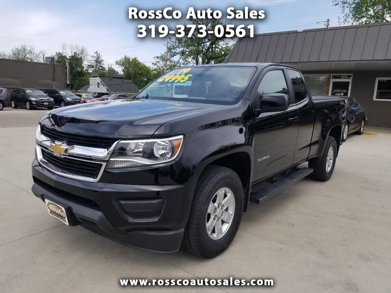 2019 Chevrolet Colorado 4WD Ext Cab 128.3" Work Truck