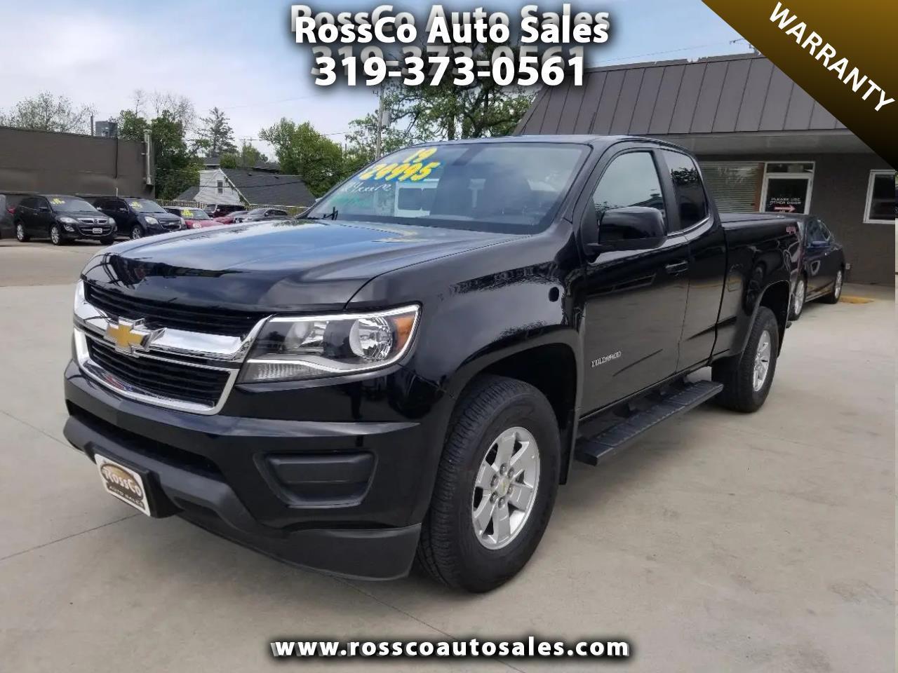 2019 Chevrolet Colorado 4WD Ext Cab 128.3" Work Truck