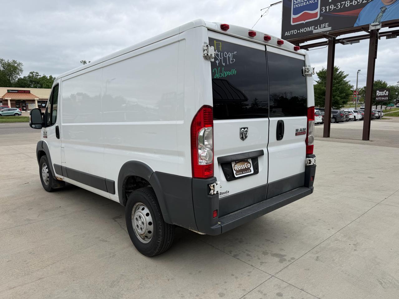 RAM ProMaster Cargo Van 1500 Low Roof 136" WB 2017