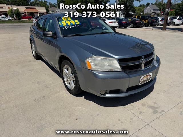 Silver 2008 Dodge Avenger SXT FWD Sedan Front-Wheel Drive Automatic