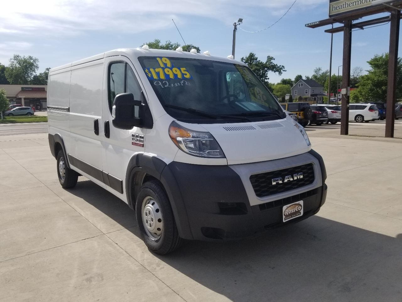 RAM ProMaster Cargo Van 1500 Low Roof 136" WB 2019