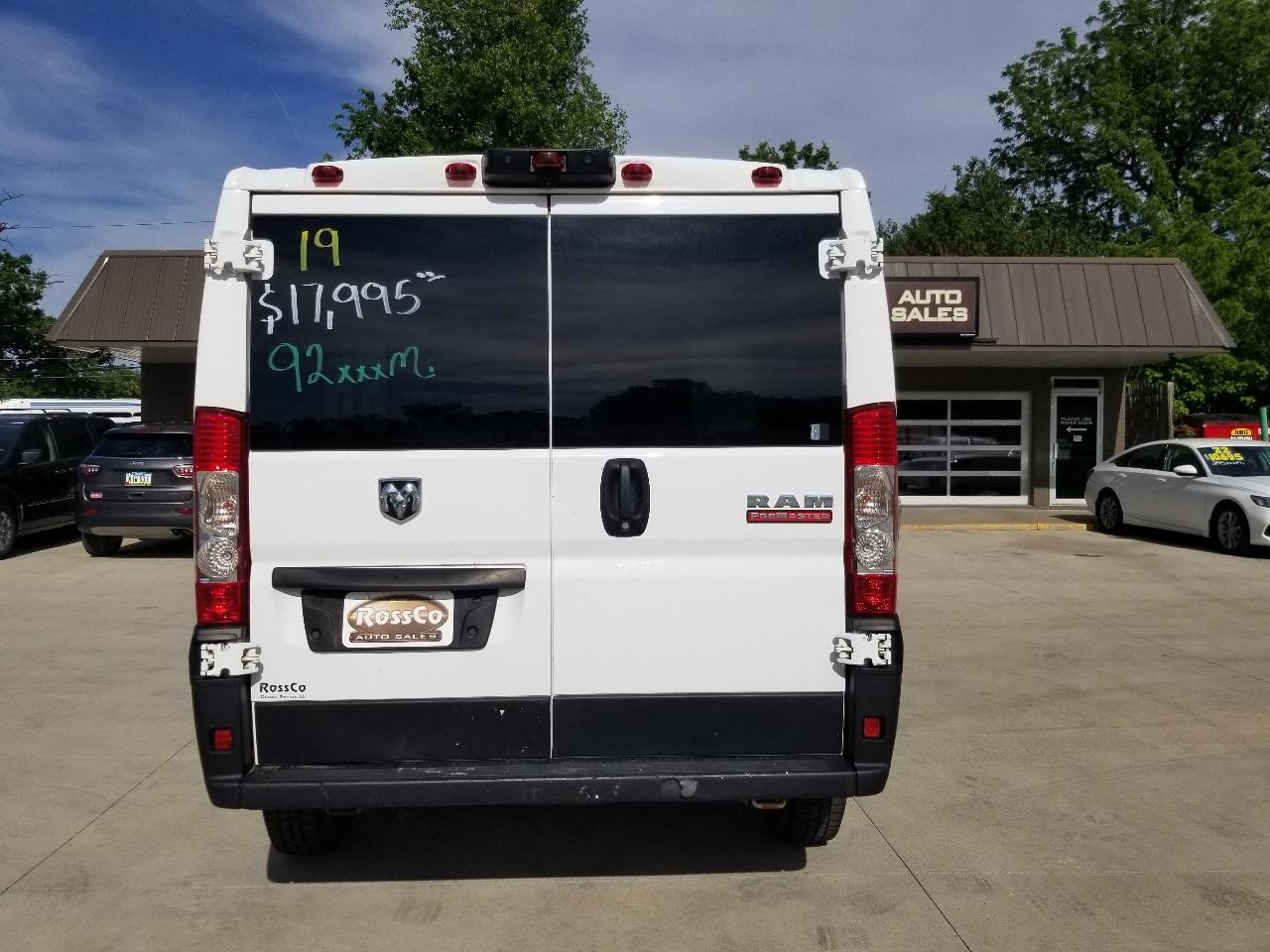 RAM ProMaster Cargo Van 1500 Low Roof 136" WB 2019