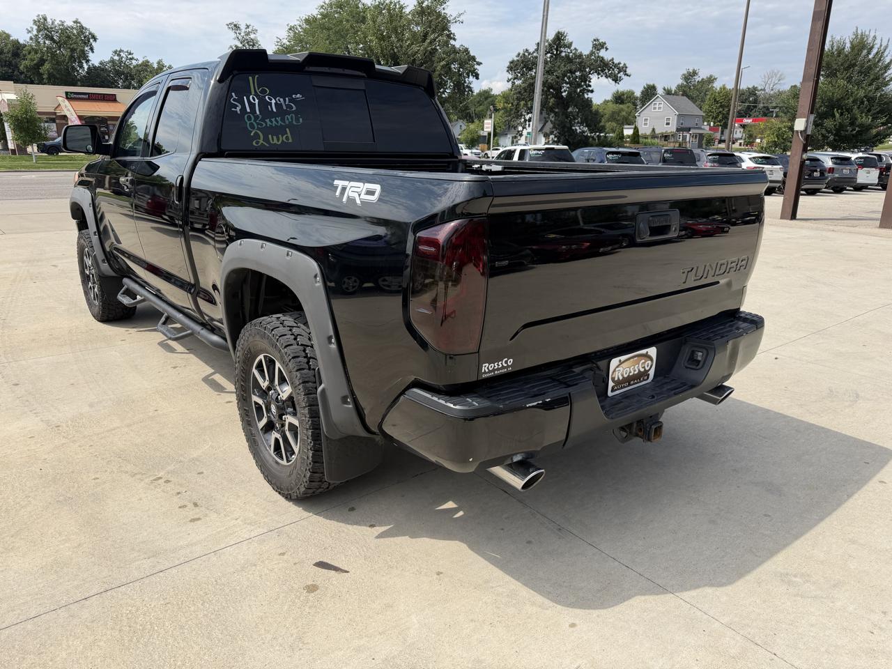 Toyota Tundra 2WD Truck Double Cab 5.7L FFV V8 6-Spd AT SR5 (Natl) 2016
