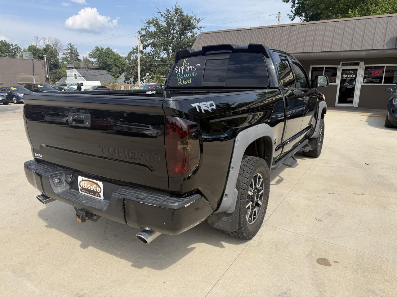 Toyota Tundra 2WD Truck Double Cab 5.7L FFV V8 6-Spd AT SR5 (Natl) 2016