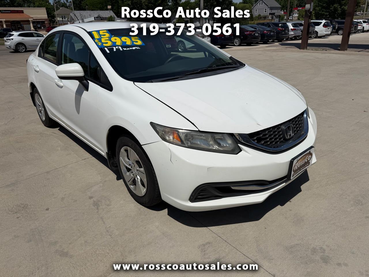 Honda Civic 4dr Sdn LX Auto 2015