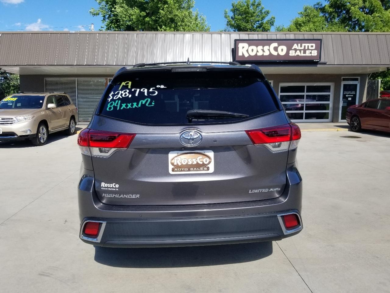 Toyota Highlander Limited Platinum AWD V6 2019