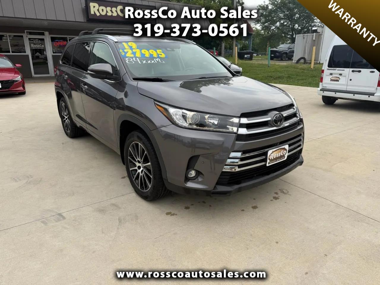 Toyota Highlander Limited Platinum AWD V6 2019