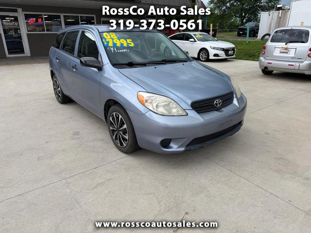 Blue 2008 Toyota Matrix Base Hatchback Front-Wheel Drive Automatic