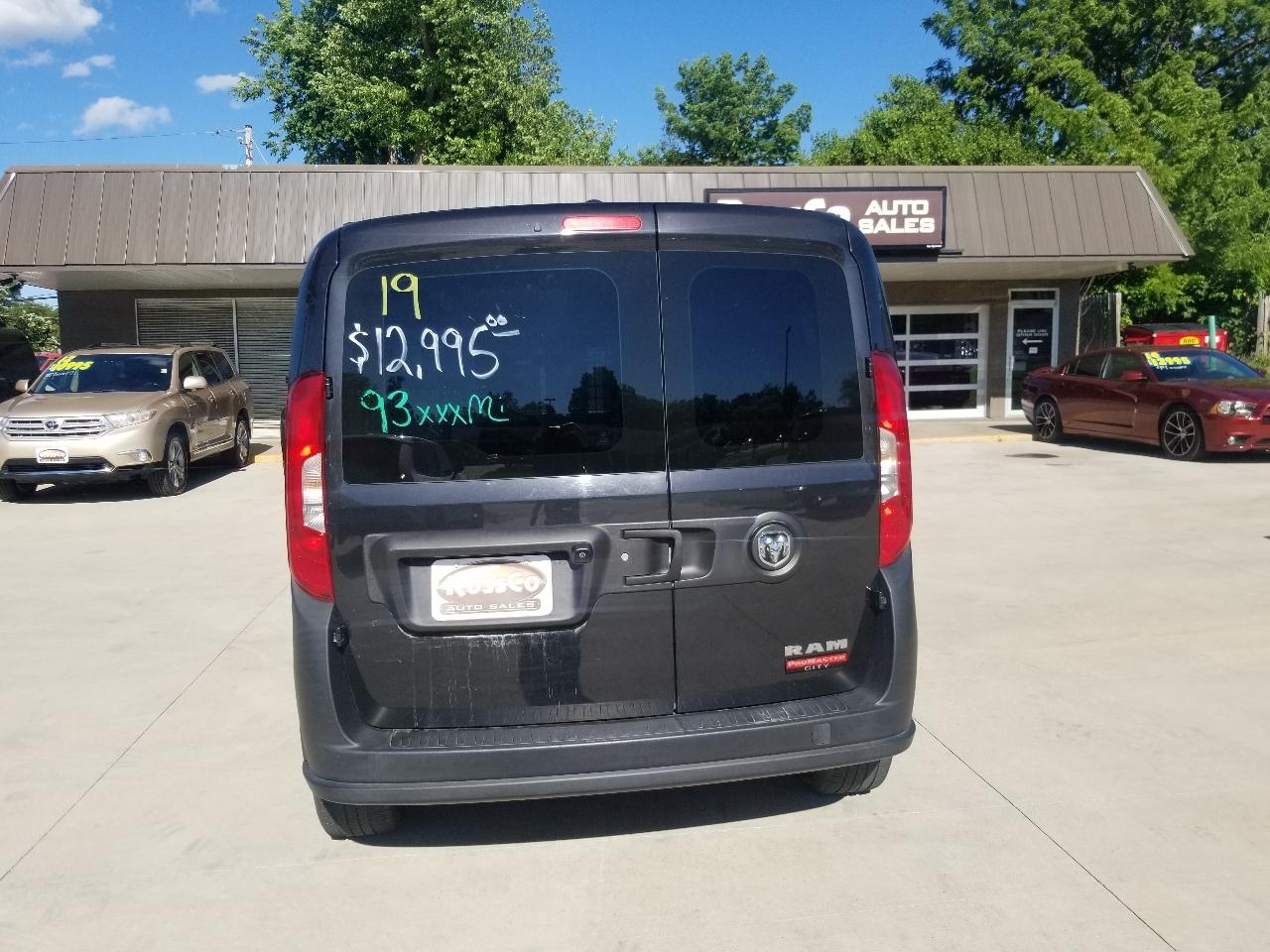 RAM ProMaster City Cargo Van Tradesman Van 2019