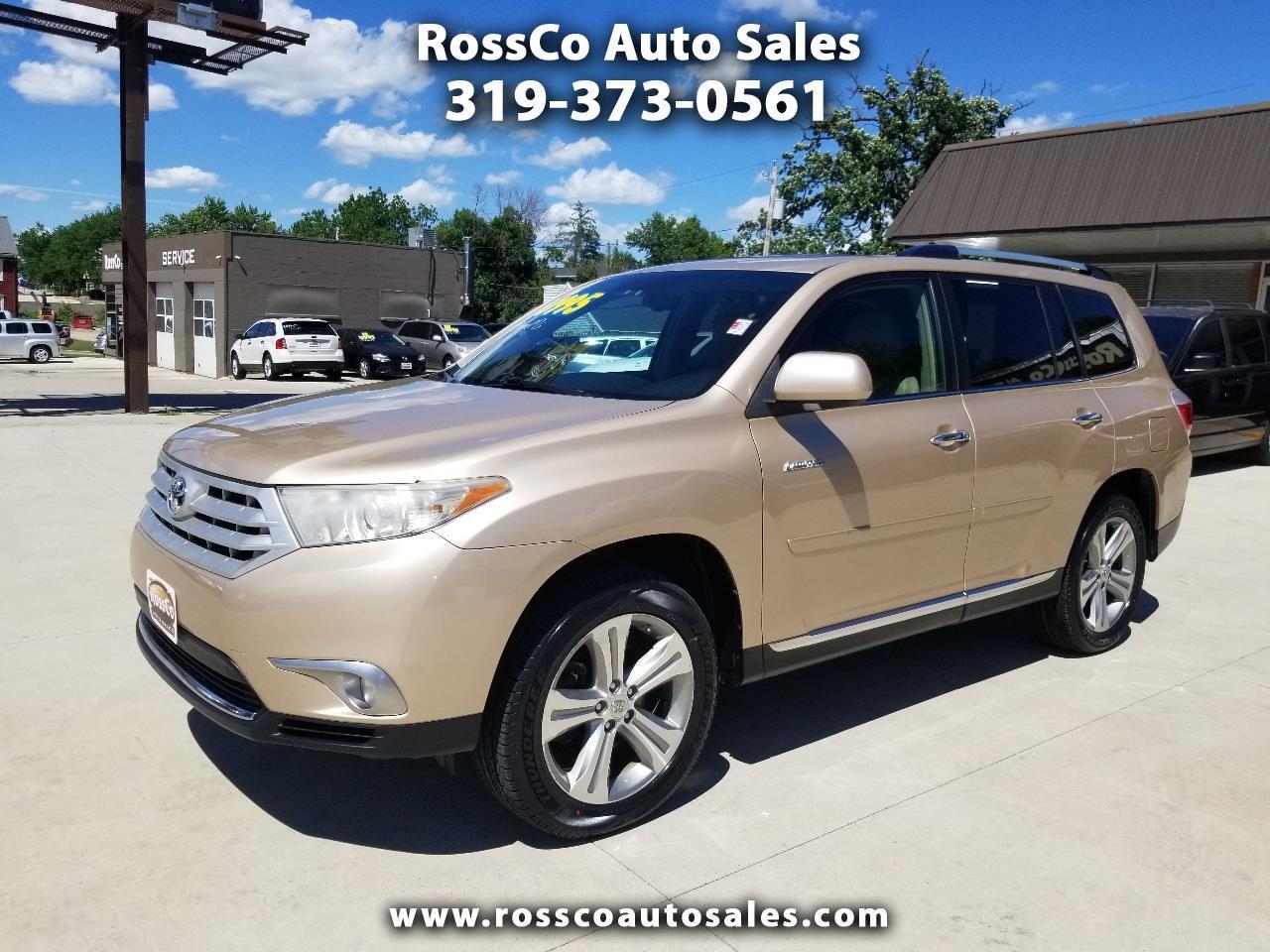 Toyota Highlander 4WD 4dr V6 Limited (Natl) 2012