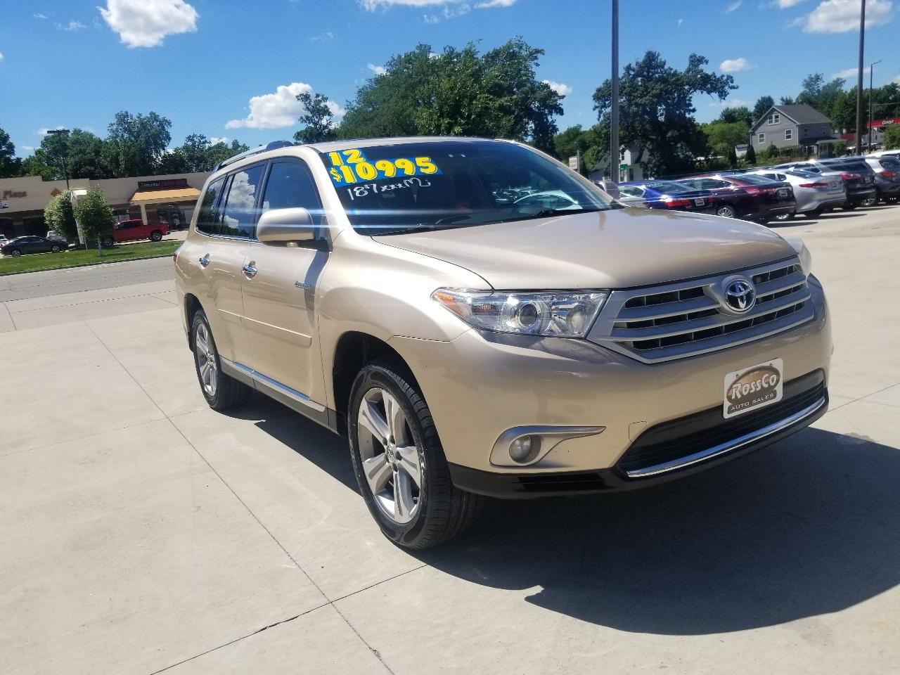 Toyota Highlander 4WD 4dr V6 Limited (Natl) 2012