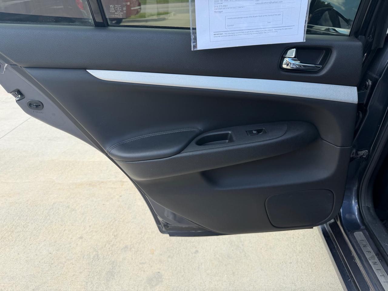Infiniti G37 Sedan 4dr x AWD 2009