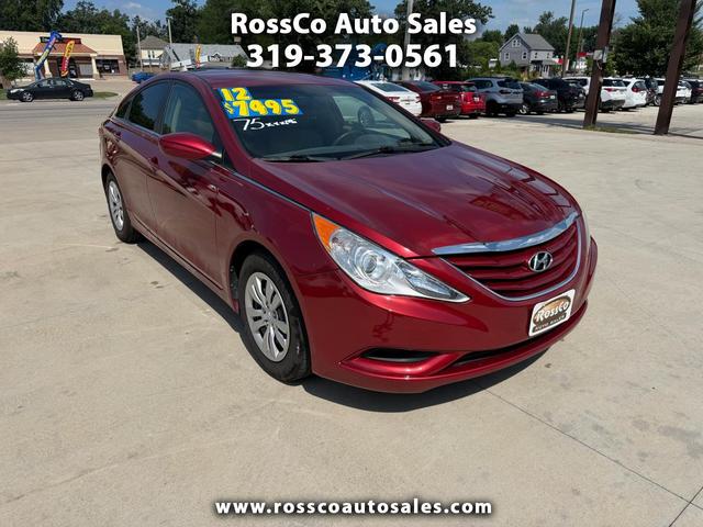 Red 2012 Hyundai Sonata Sedan Front-Wheel Drive Automatic