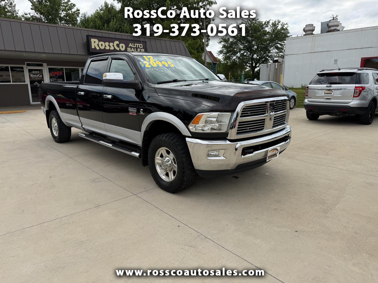 RAM 2500 Laramie 4x4 Crew Cab 8' Box 2012