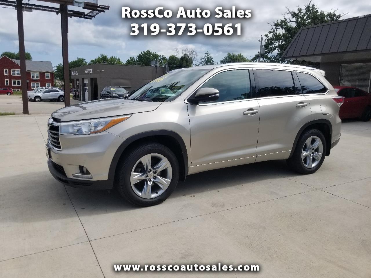 2014 Toyota Highlander AWD 4dr V6 Limited (Natl)