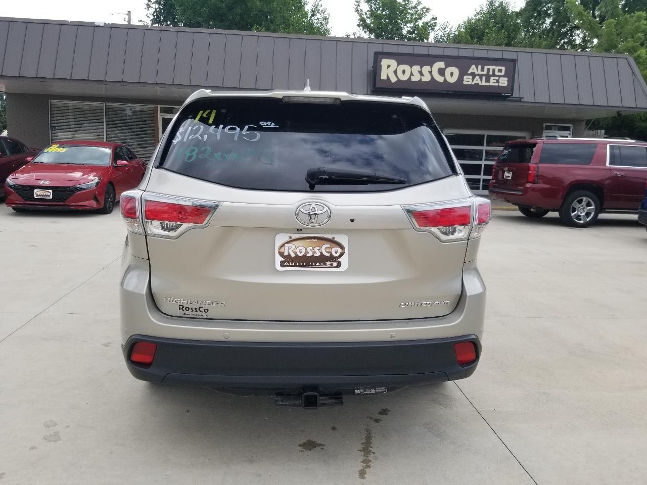 Toyota Highlander AWD 4dr V6 Limited (Natl) 2014