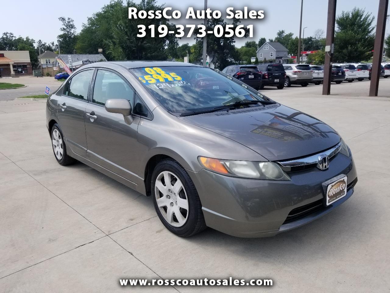 Honda Civic Sdn 4dr Auto LX 2008