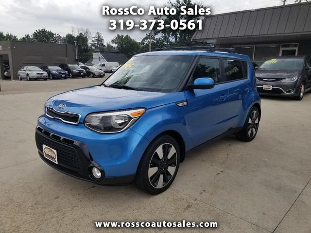 Blue 2016 Kia Soul Wagon Front-Wheel Drive Automatic