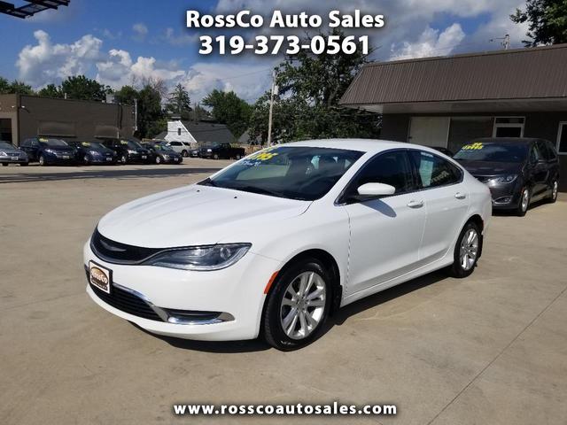 White 2015 Chrysler 200 Sedan Front-Wheel Drive Automatic